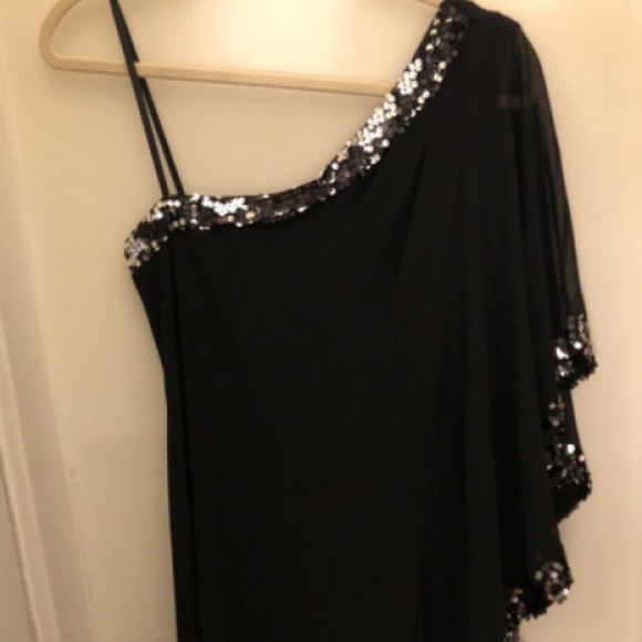 Sparkly Black Cocktail Dress - Picture 2 of 8